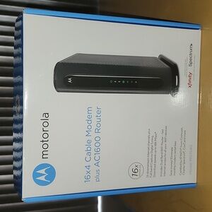 Motorola 16X4 Cable Modem Plus AC1600 Router